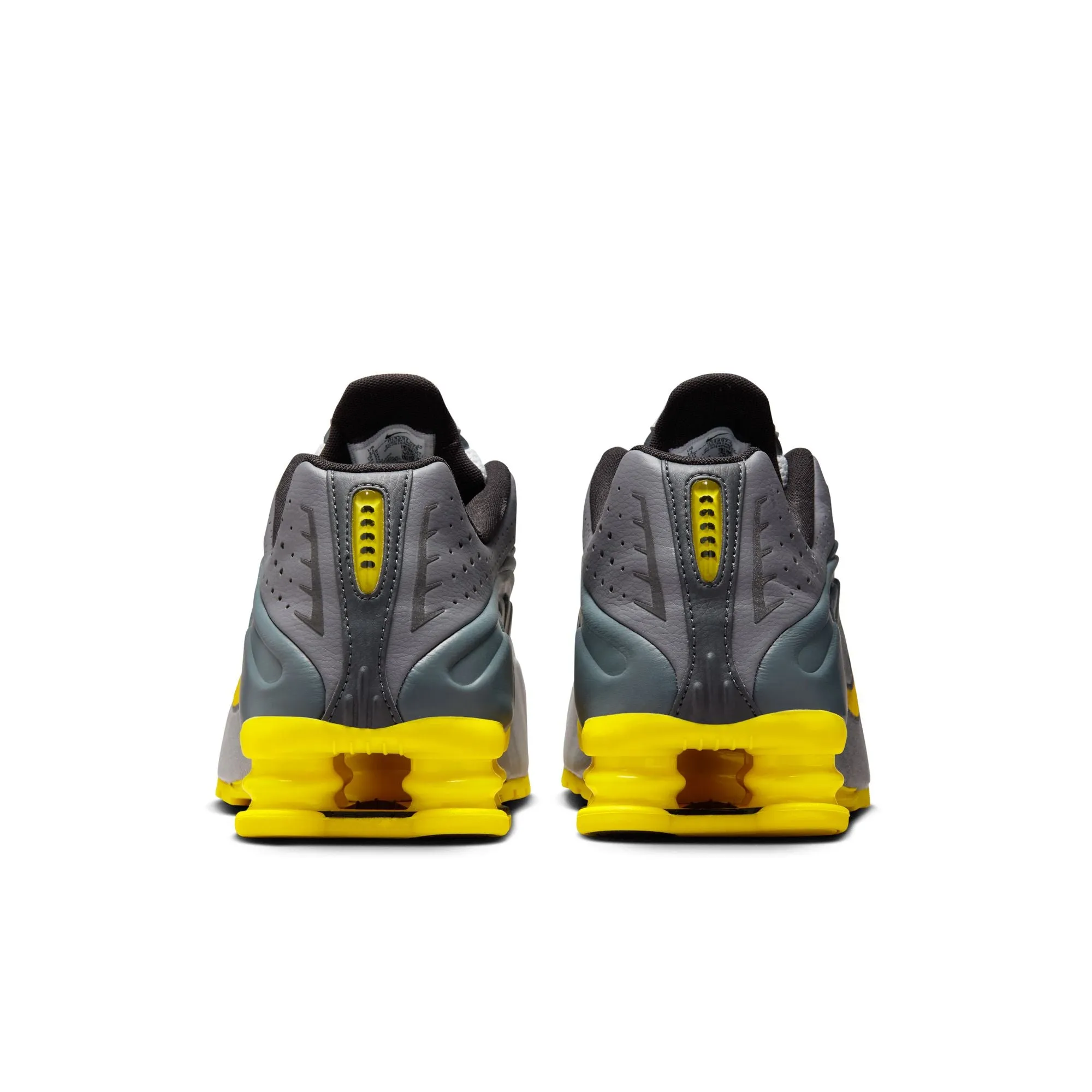 Nike Shox R4 SE Vast Grey/bright Citron-lt Graphite IH3397-078 Urban Sleek Toe Guard
