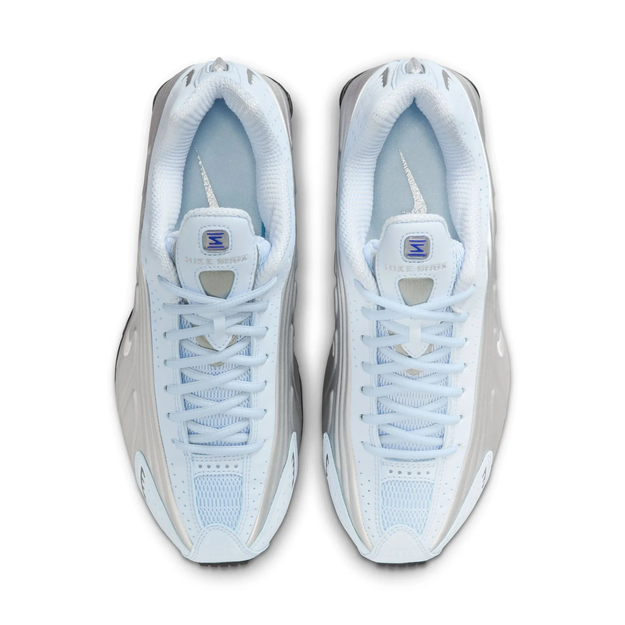 Nike Shox R4 Women's Shoes Color: Blue Tint/metallic Silver-racer Blue AR3565-402 ergonomic