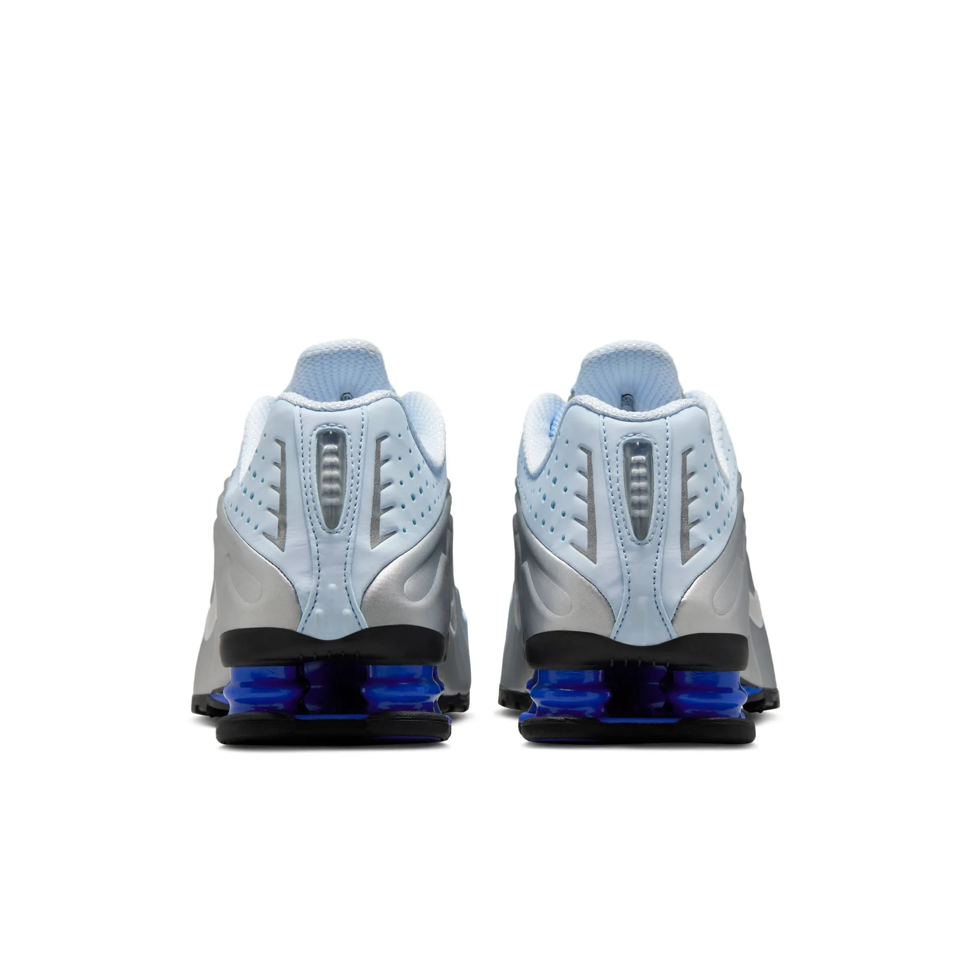 Sun Glow Nike Shox R4 Women's Shoes Color: Blue Tint/metallic Silver-racer Blue AR3565-402
