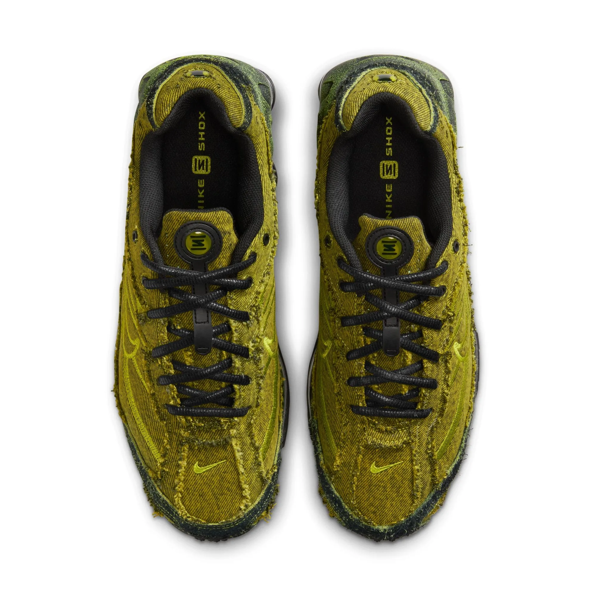 Smart Look Breathable Beach Walk Nike Shox Ride 2 Premium Men's Shoes Color: Black/bright Cactus-cyber-volt IH3356-010