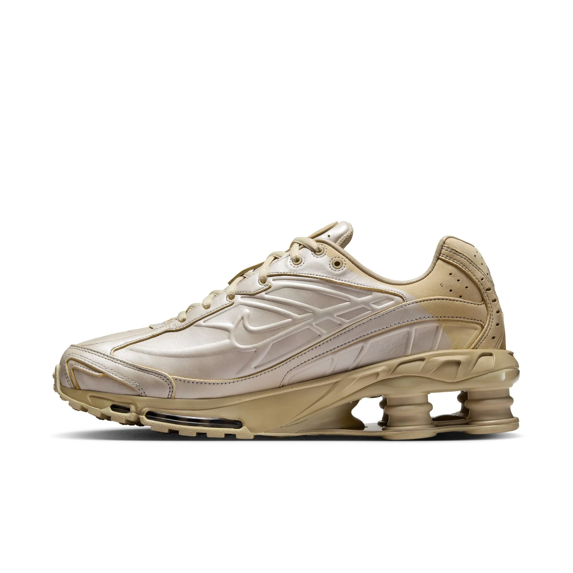 Old School Elegant Mood Nike Shox Ride 2 Premium Men's Shoes Color: Metallic Silver/lt Khaki-desert Khaki IH3653-095