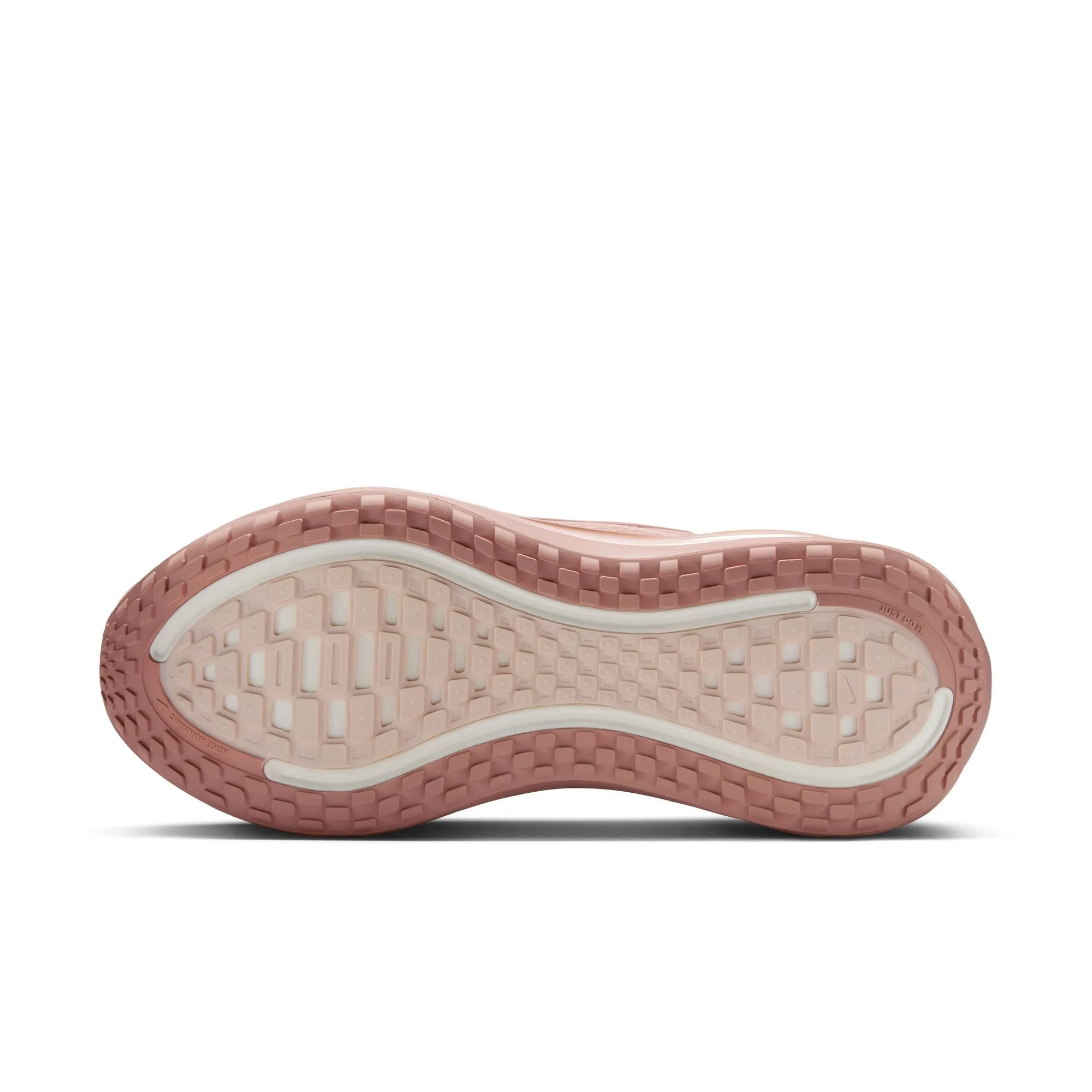 Soft Material Beach Vibe Nike Vomero Plus Women's Road Running Shoes Color: Particle Pink/mtlc Rose Gold-silt Red Style: HV8154-601