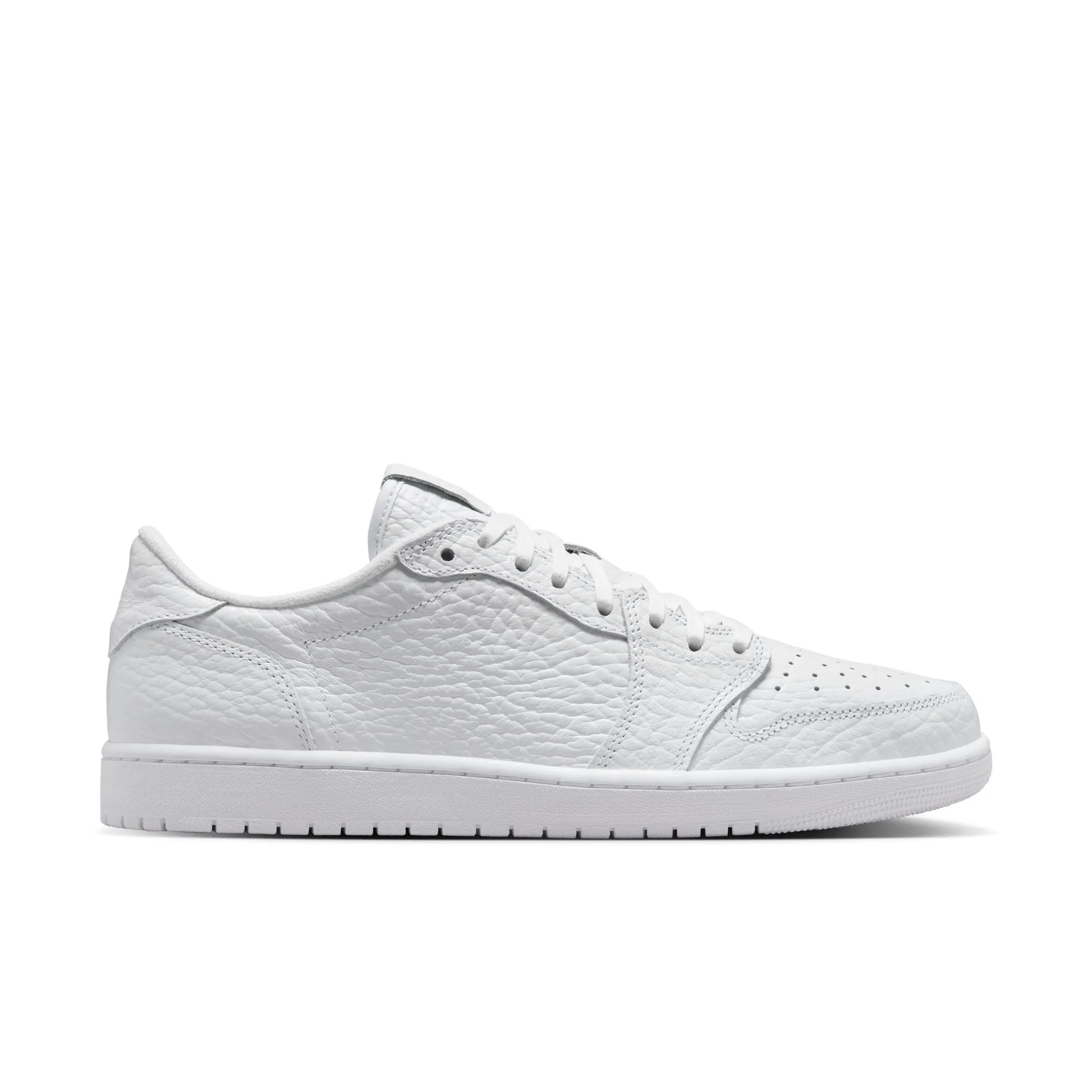 Air Jordan 1 Retro Low Men's No-Swoosh White/white-white 872782-100 Office Smart