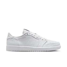 Air Jordan 1 Retro Low Men's No-Swoosh White/white-white 872782-100 Office Smart