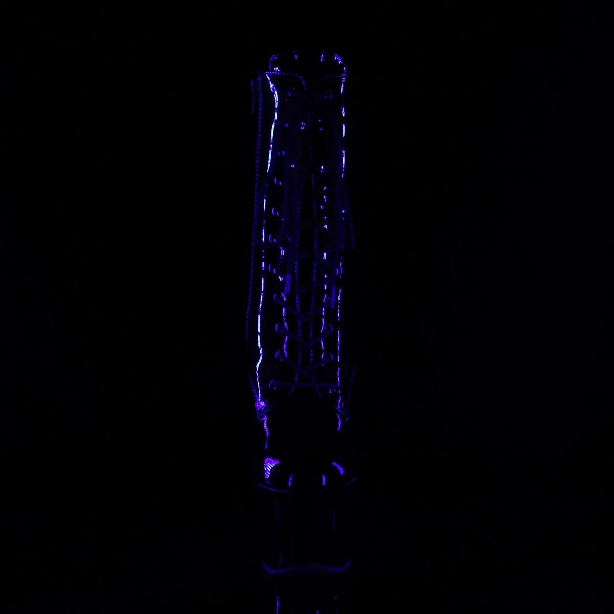 Cushioned Insole Cozy Interior SKY-1020TT Black Patent/Black-Neon Hot Pink