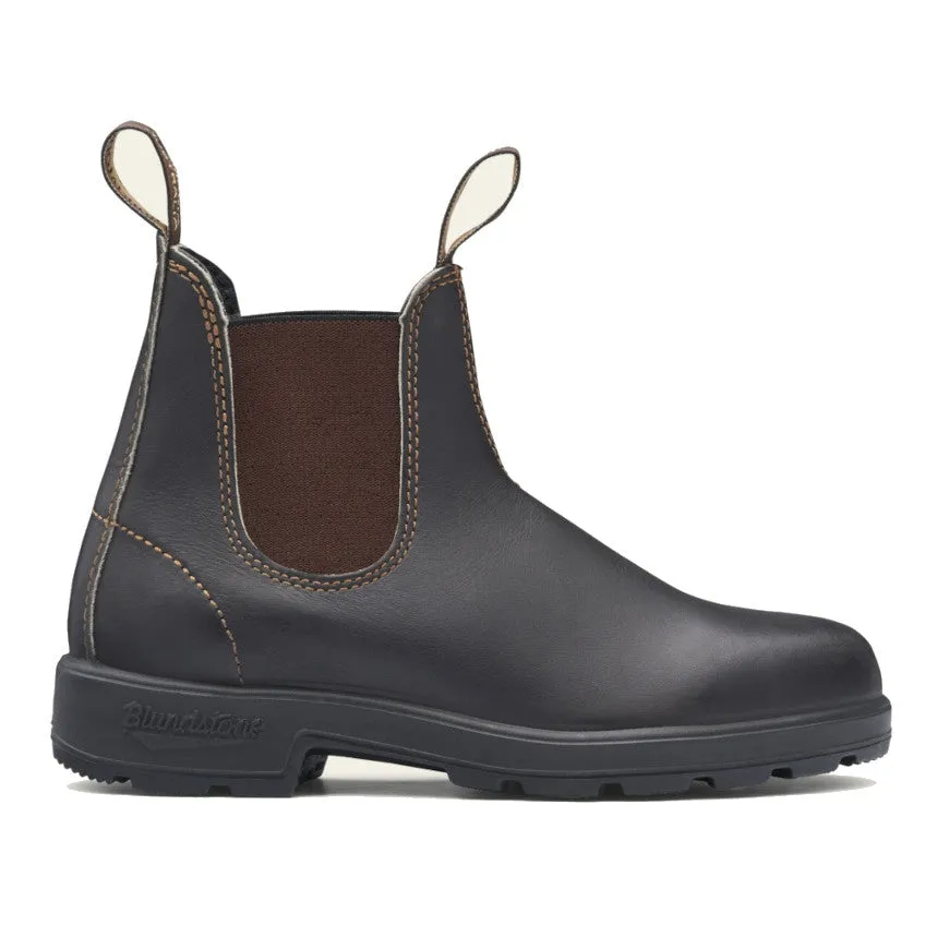 CHELSEA BOOT STOUT BROWN, #500 Leather Upper Hard Trail