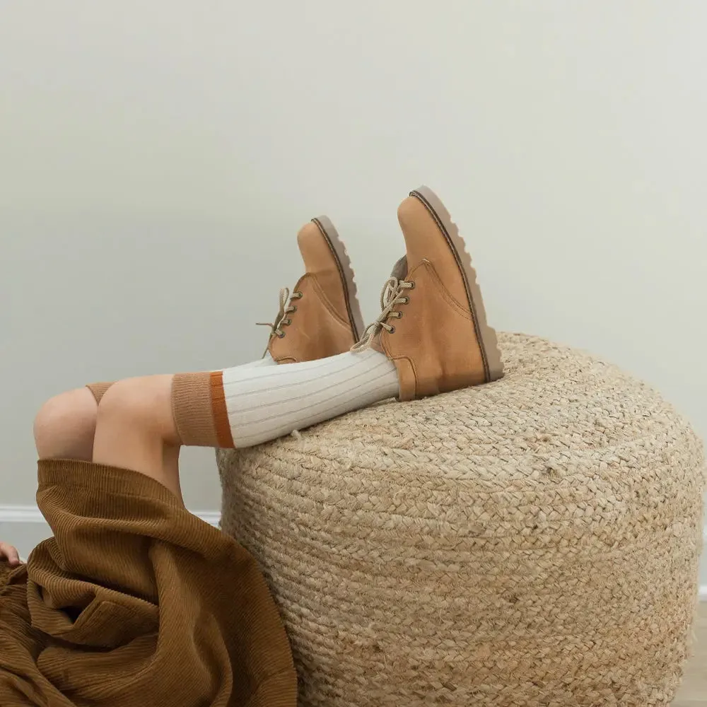 High Top Boot - Tan Stable Fit Urban Lifestyle Smooth Finish