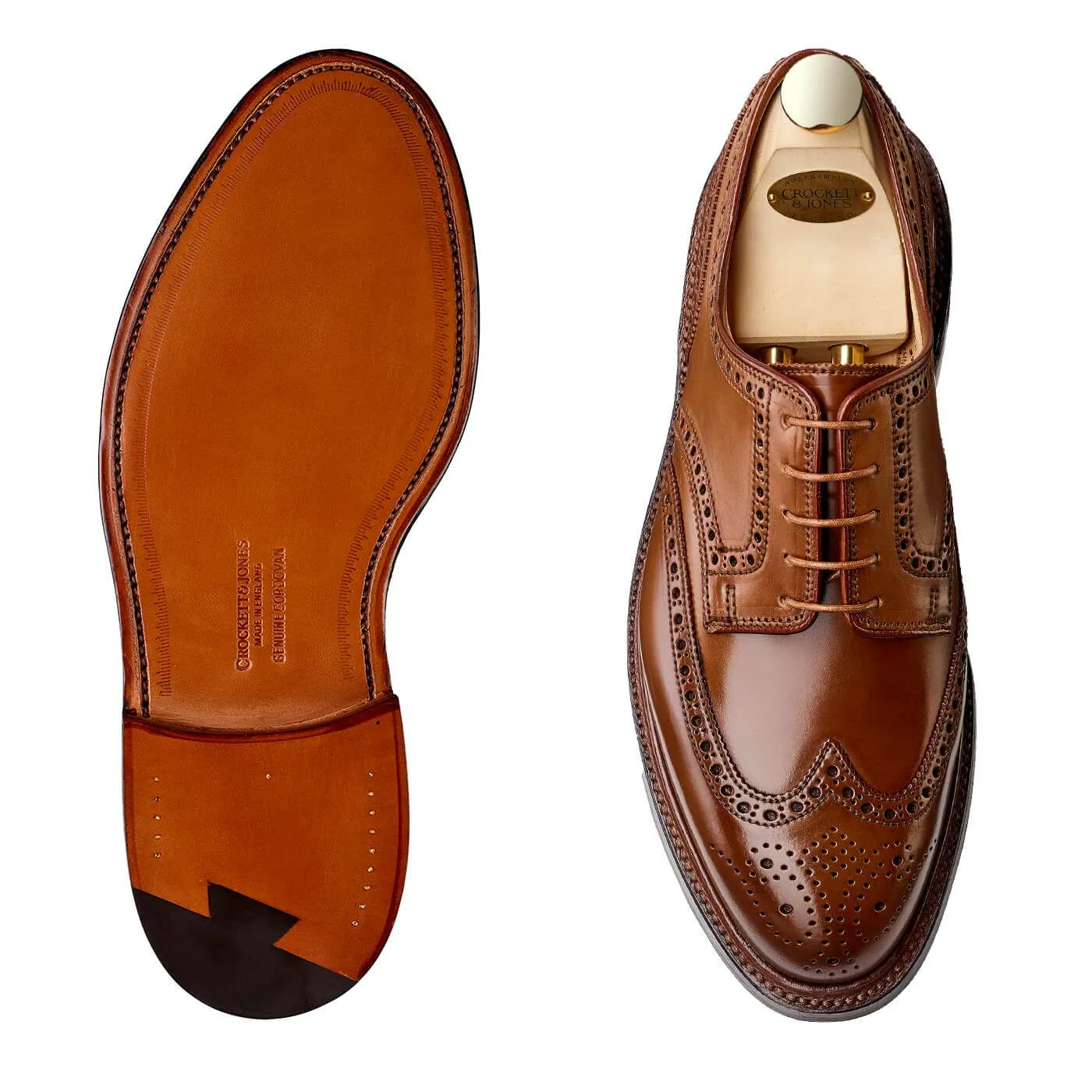 Union Pair Leather Sole Pembroke Whisky Cordovan