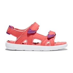 Comfy Strap Chic Sporty Sandals Perkins Row - Dark Pink