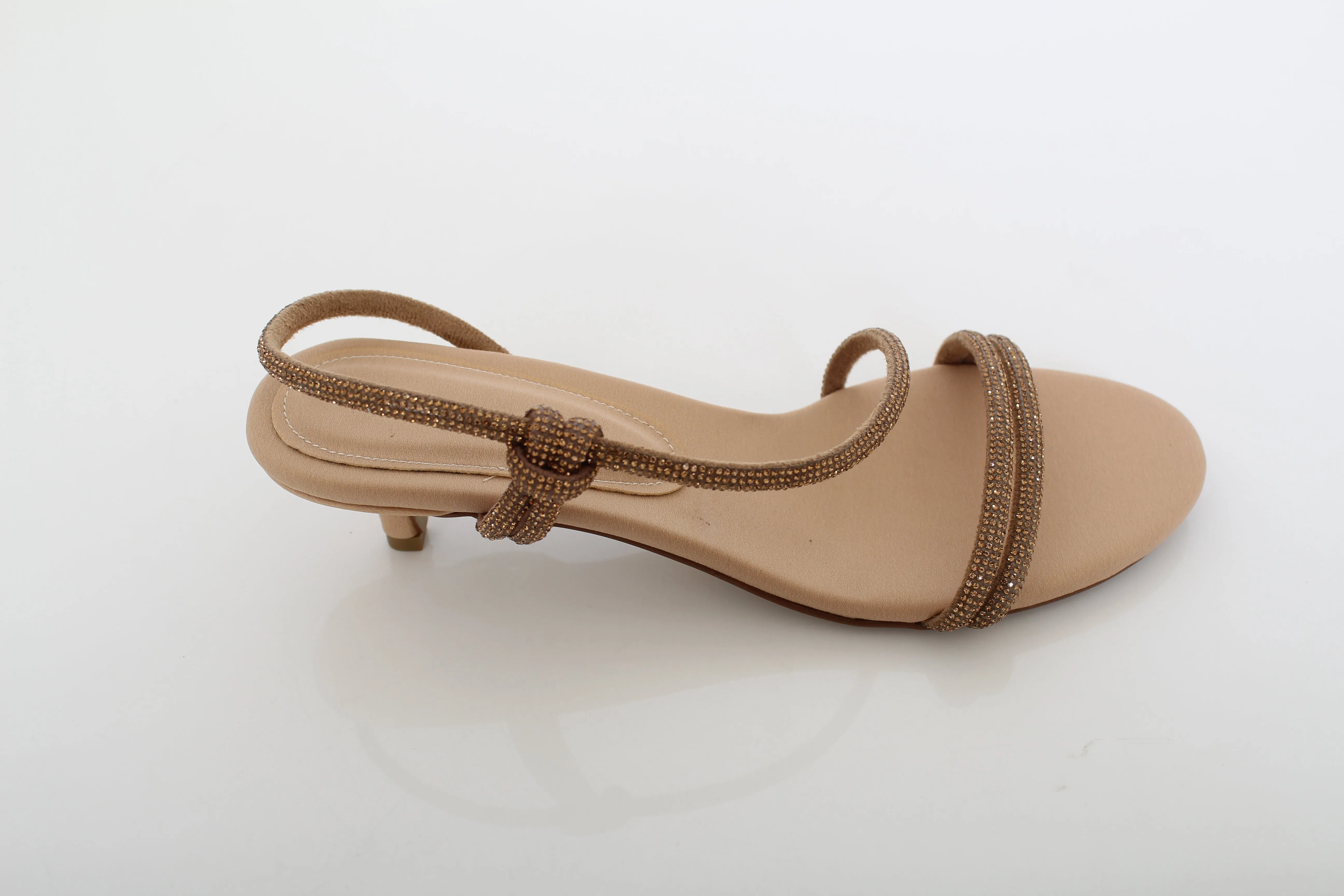 High Quality PINO VERDE Low Heel Sandals