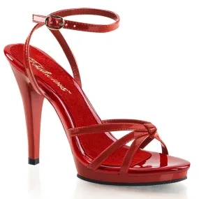 Casual Heels for Work FLAIR-436 Red Patent/Red