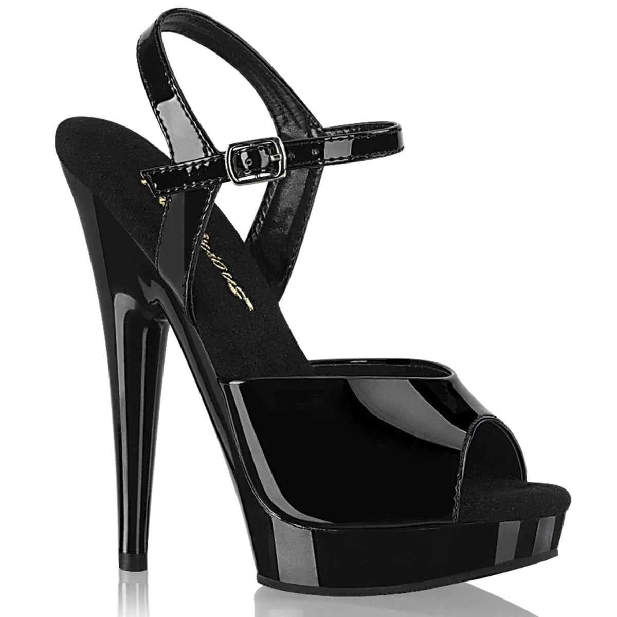Sandal Replacements SULTRY-609 Black Patent/Black