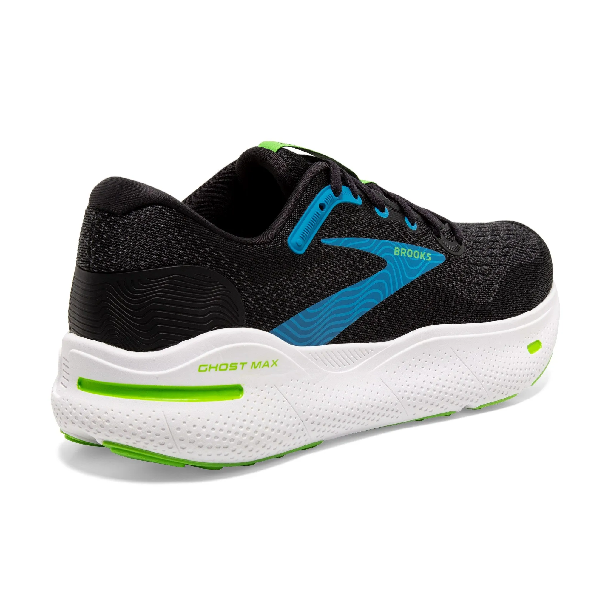 Athletic Apparel scratch - resistant Men's Ghost Max - Black / Atomic Blue / Jasmine