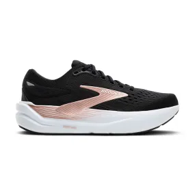 knitted upper running shoes Women's Ghost Max 3 - Black / Black / Rose Gold