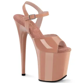 FLAMINGO-809 Platform Shoes Blush Patent Blush Foot Hug
