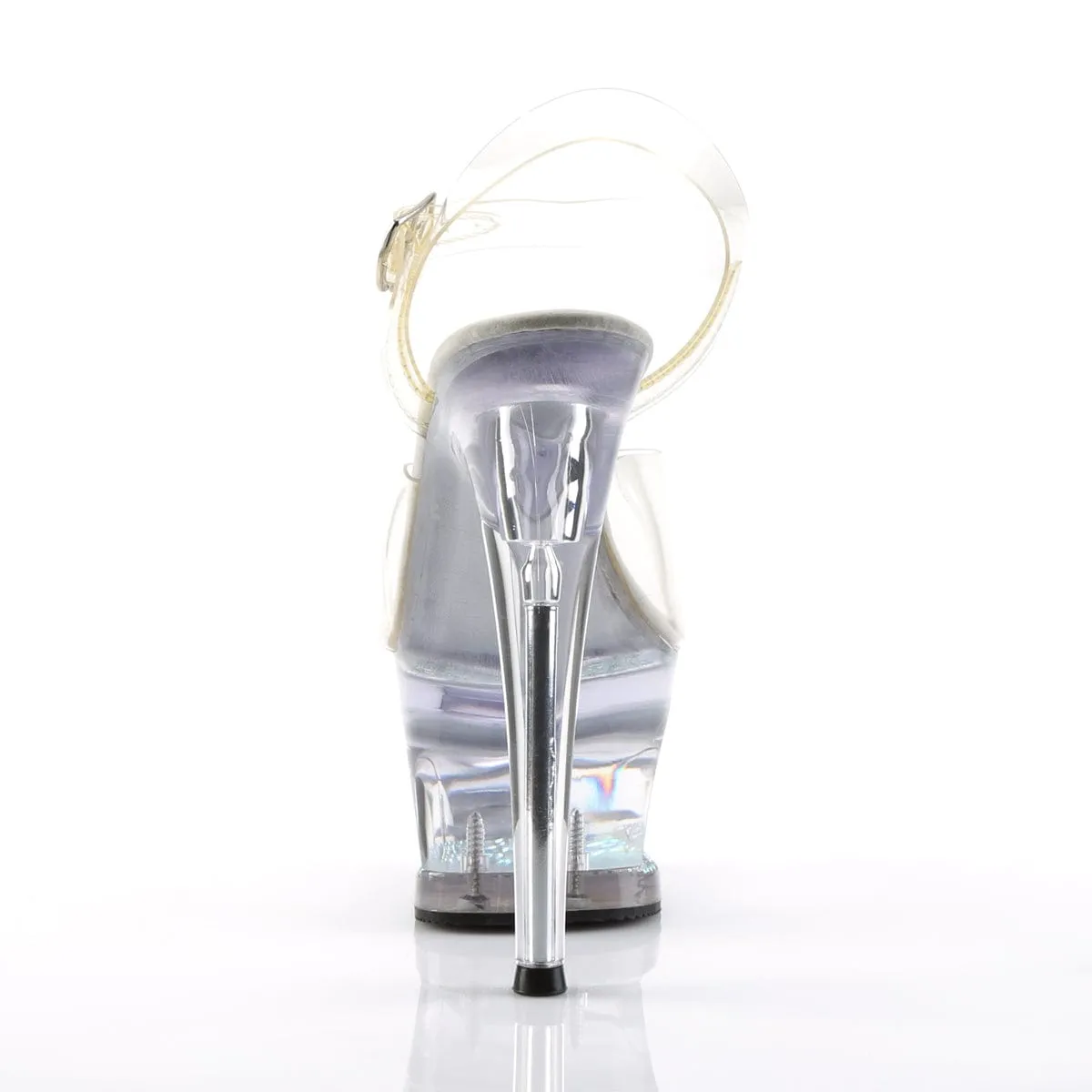 MOON-708DM Clear/Clear Relaxed Footwear for Summer