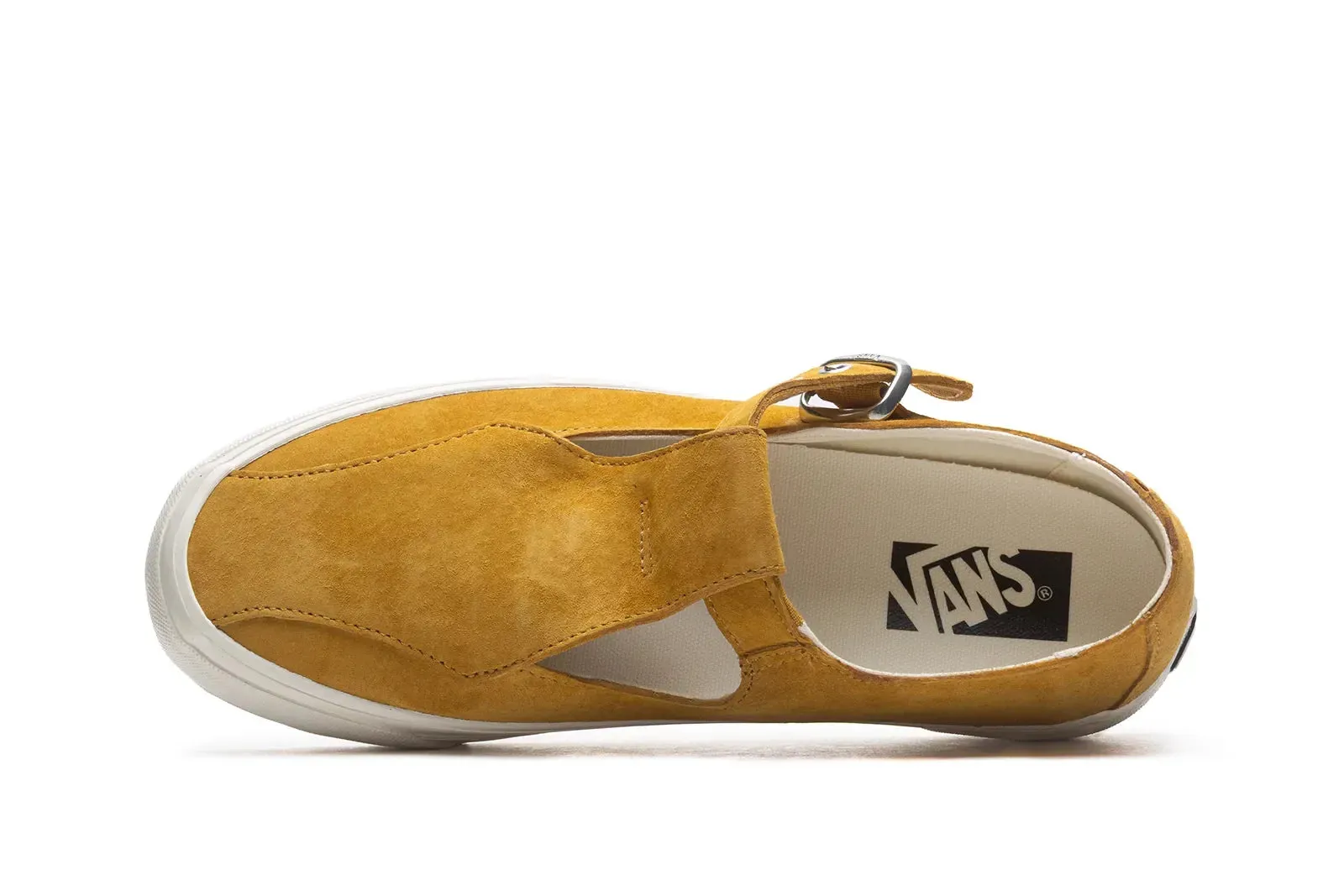 Fast Run Vans Premium Mary Jane Suede Shoe Harvest Gold Brown VN000D8ZBL2