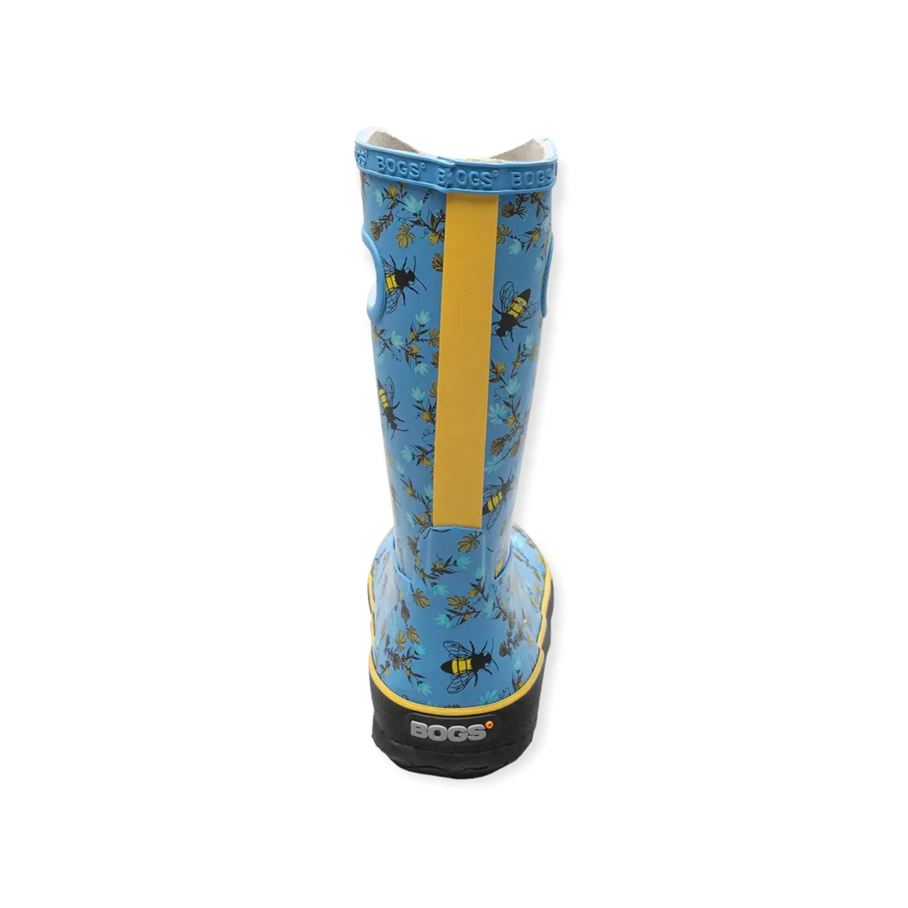 Side zipper Rainboot Bees - Azure