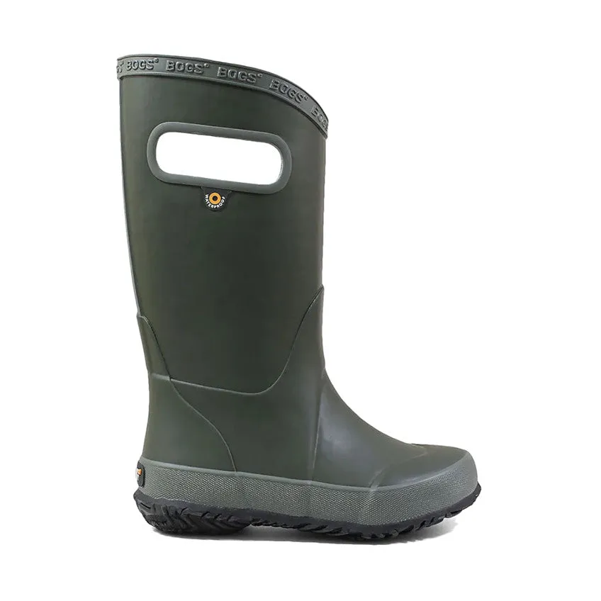 RAINBOOT SOLID DARK GREEN Suede Material