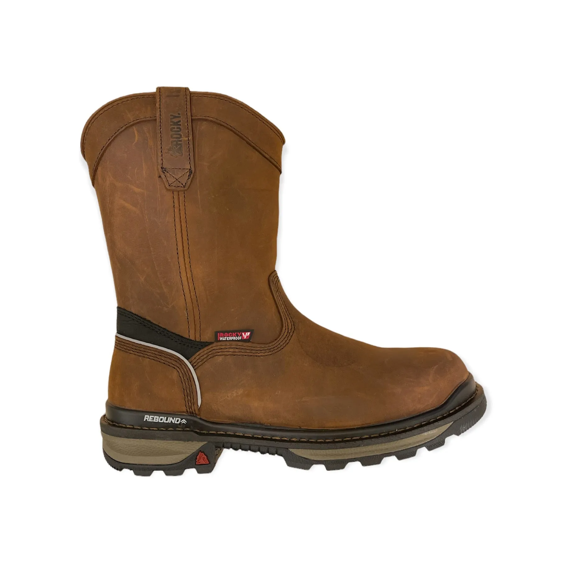 Chunk Heel Mountain Path Rams Horn - Brown