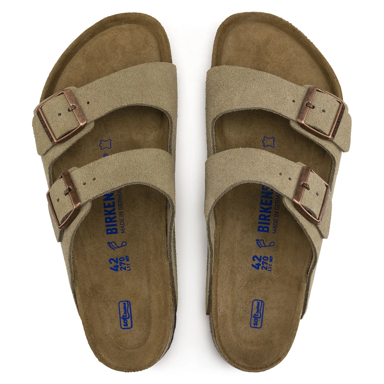 Arizona SFB - Suede Taupe All-Age Fit Flexible Fit