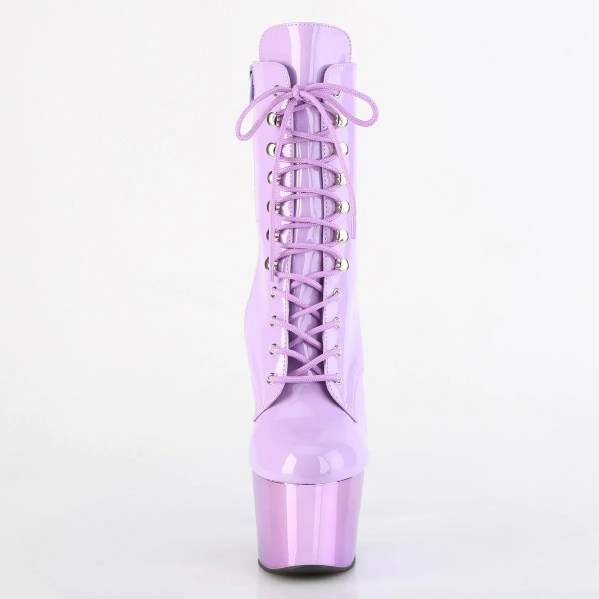 ADORE-1020 Platform Shoes Lavender Patent Lavender Chrome Sturdy
