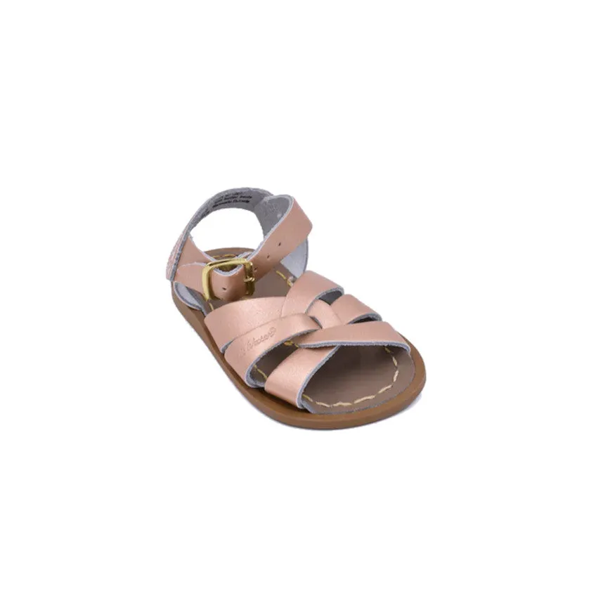Simple Travel Shoes SALTWATER SANDALS ROSE GOLD