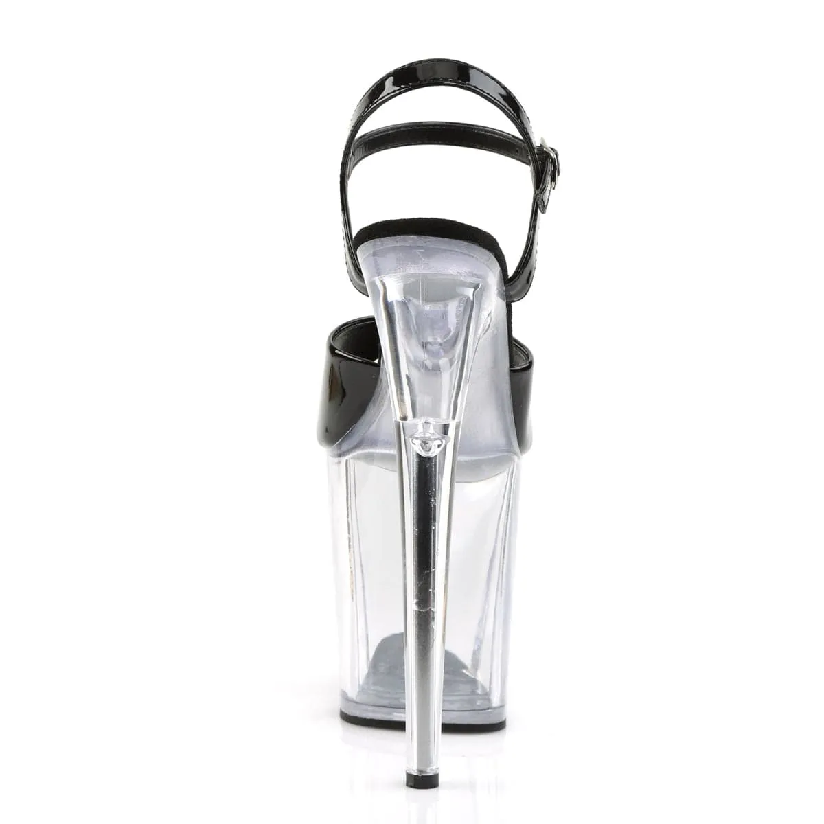 Sandal Inserts FLAMINGO-809 Black Patent/Clear
