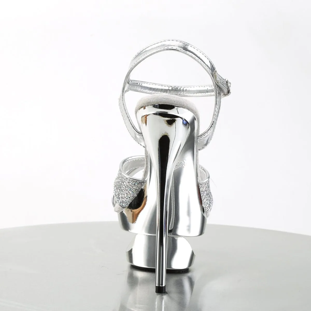 Cushioned Footbed Pastel Soft ECLIPSE-619G Silver Multi Glitter/Silver Chrome