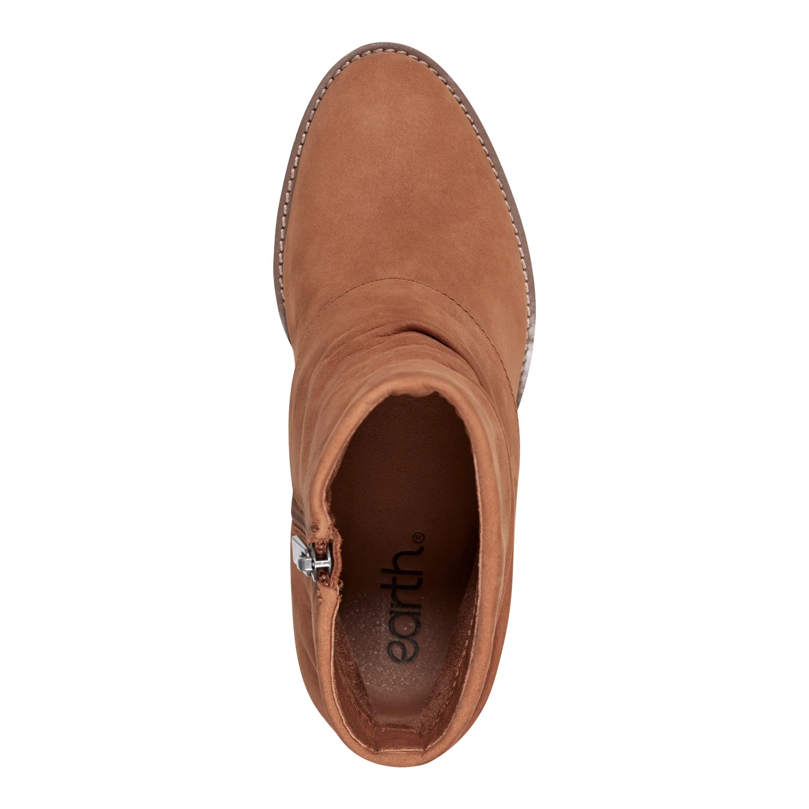 Desert Design Savvy Block Heel Ruched Casual Booties