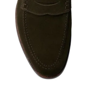 Seaton Earth Green Suede Soft Leather Winner Walk