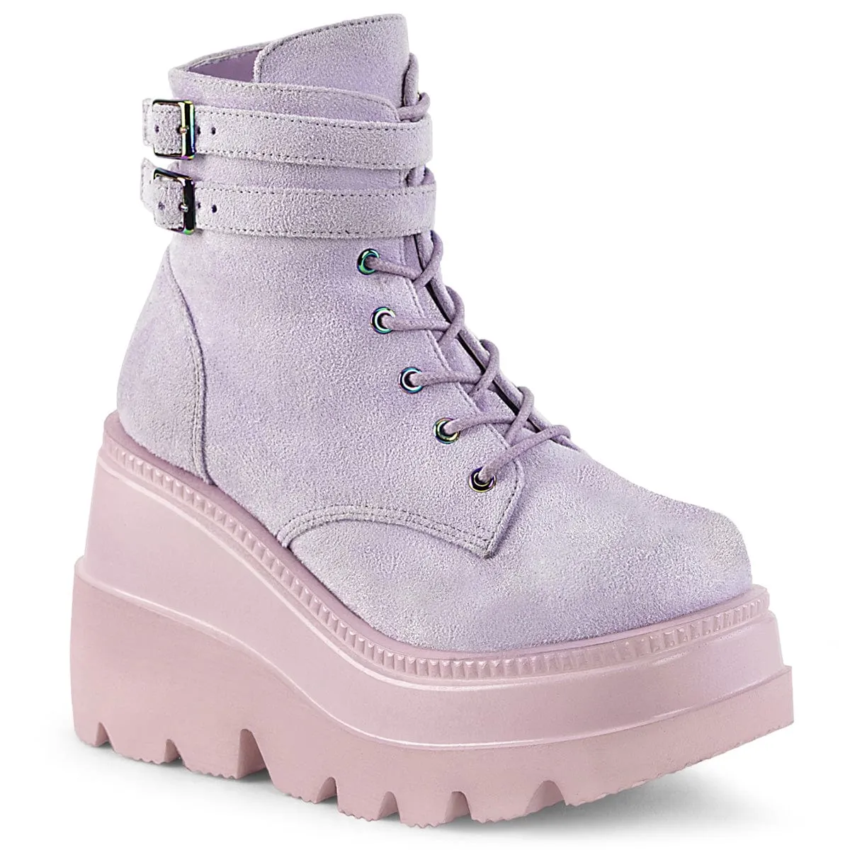 Roll Up light texture SHAKER-52 Lavender Vegan Suede