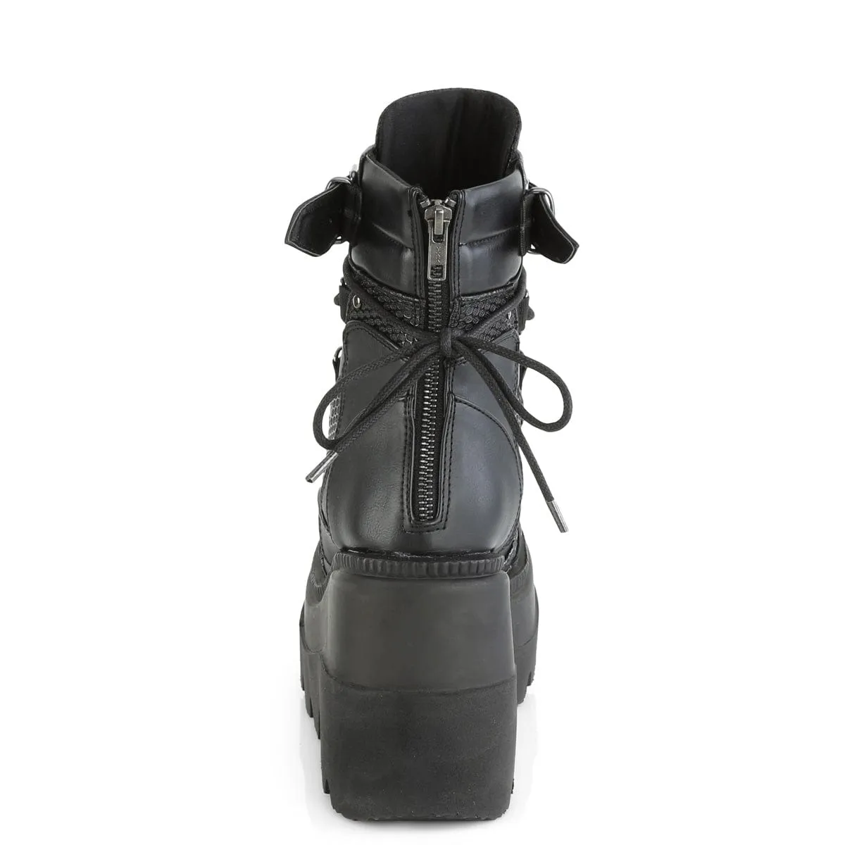 SHAKER-60 Black Vegan Leather Lightweight Build TPU Outsole