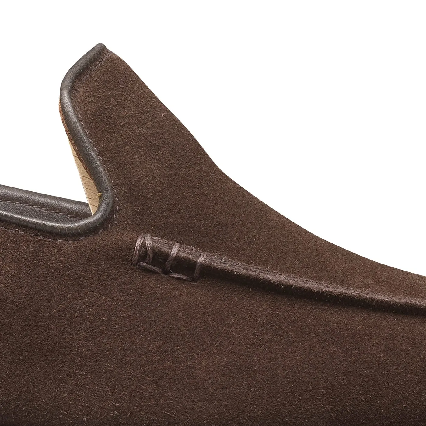 Salcombe Dark Brown Suede Formal Travel