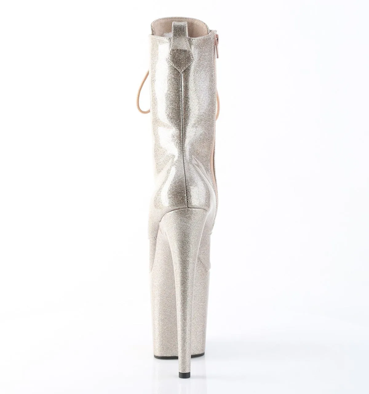 Sporty Vibe outdoor chill FLAMINGO-1040GP Platform Shoes Champagne Glitter Patent M