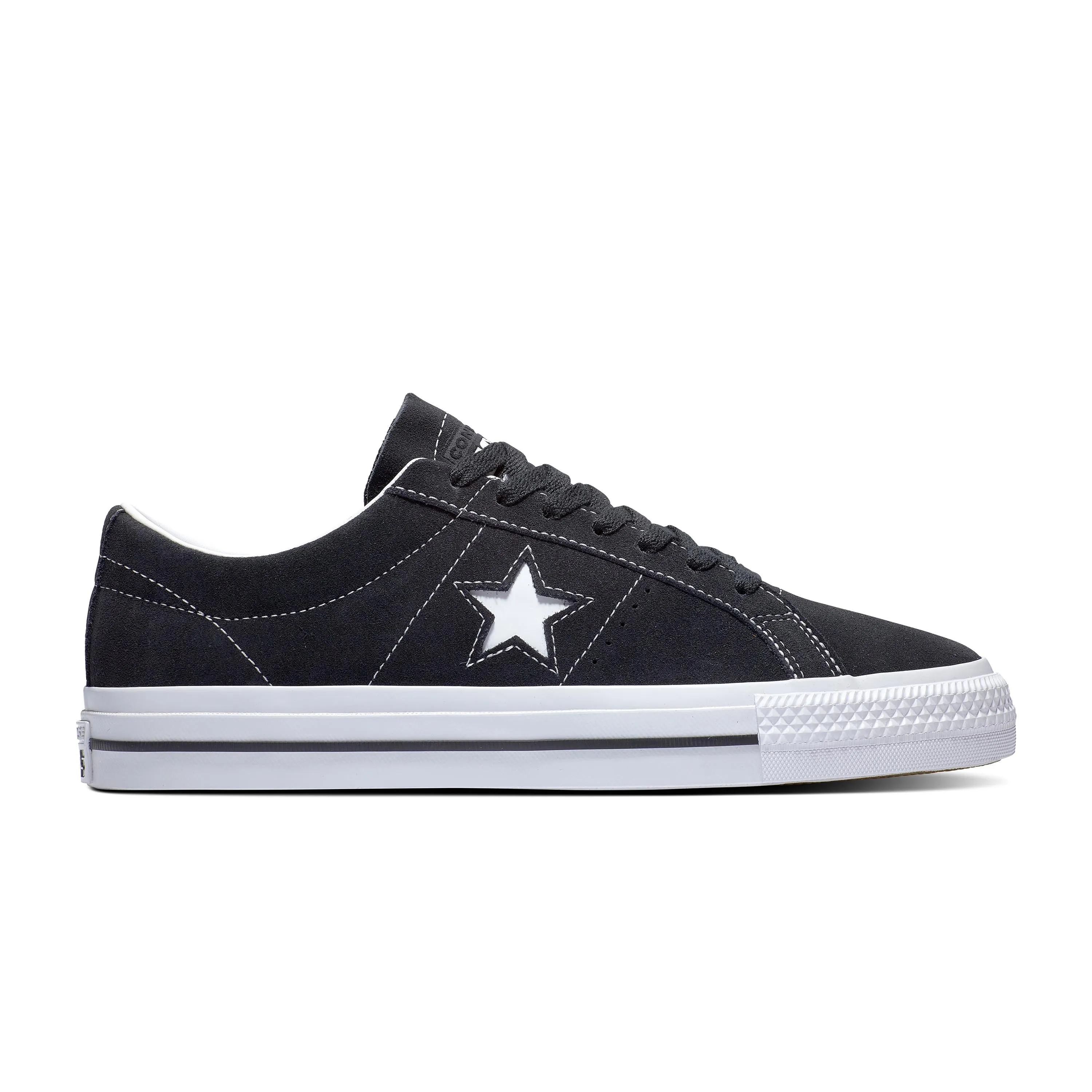 Fur Trim CONVERSE CONS One Star Pro Suede Black/Black/White 171327C