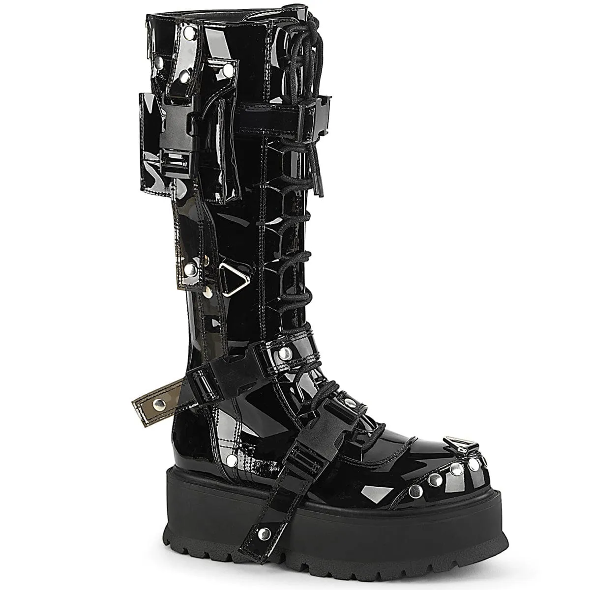 Stable base Cotton Base SLACKER-260 Black Patent