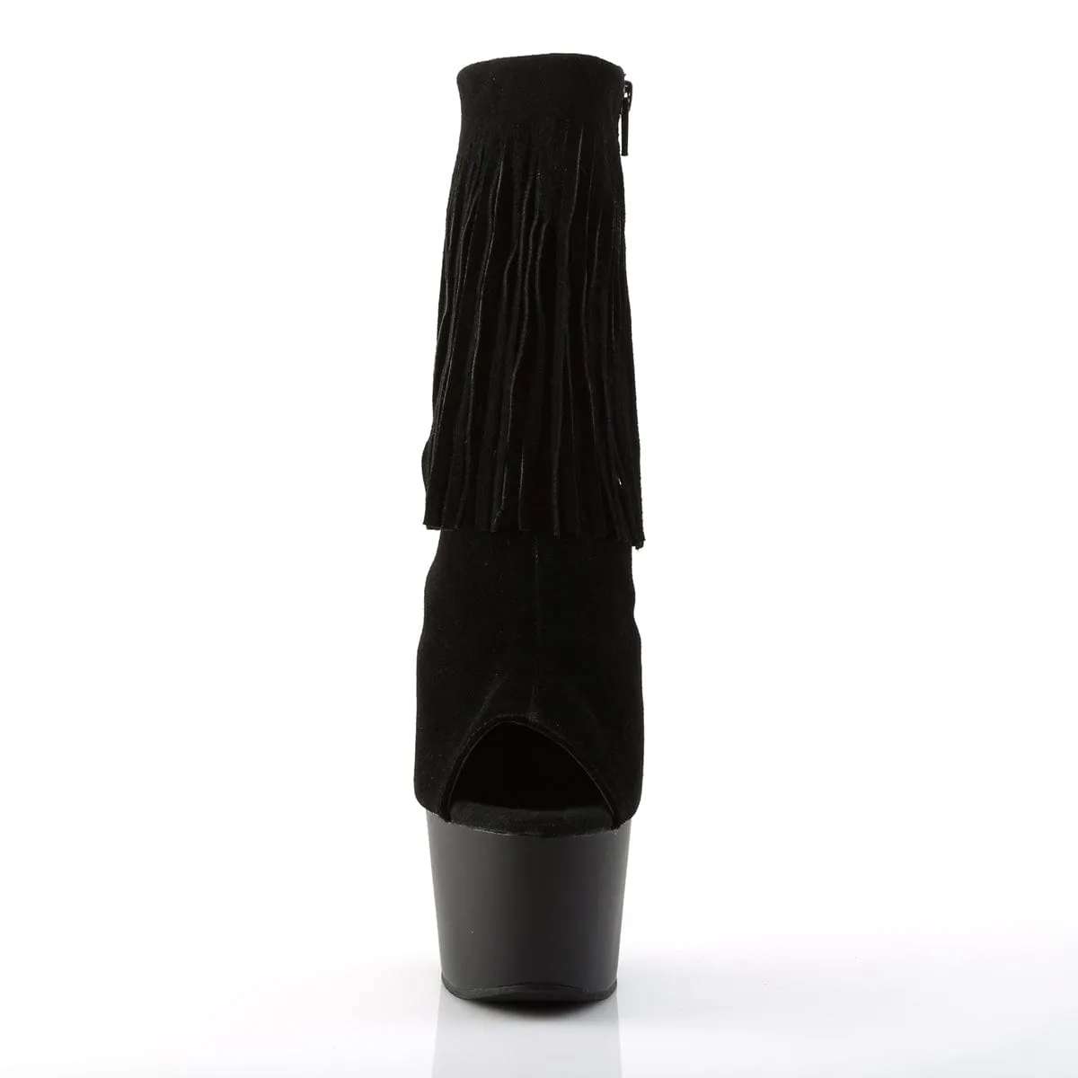 ADORE-1019 Black Suede/Black Matte Breathable Support