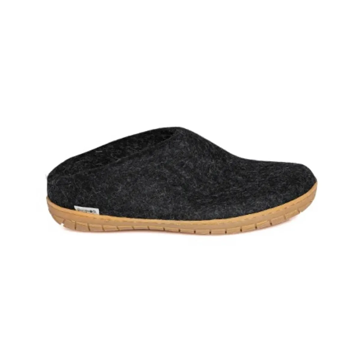 Slip-on with Honey Rubber - Charcoal Foot Relief removable insoles