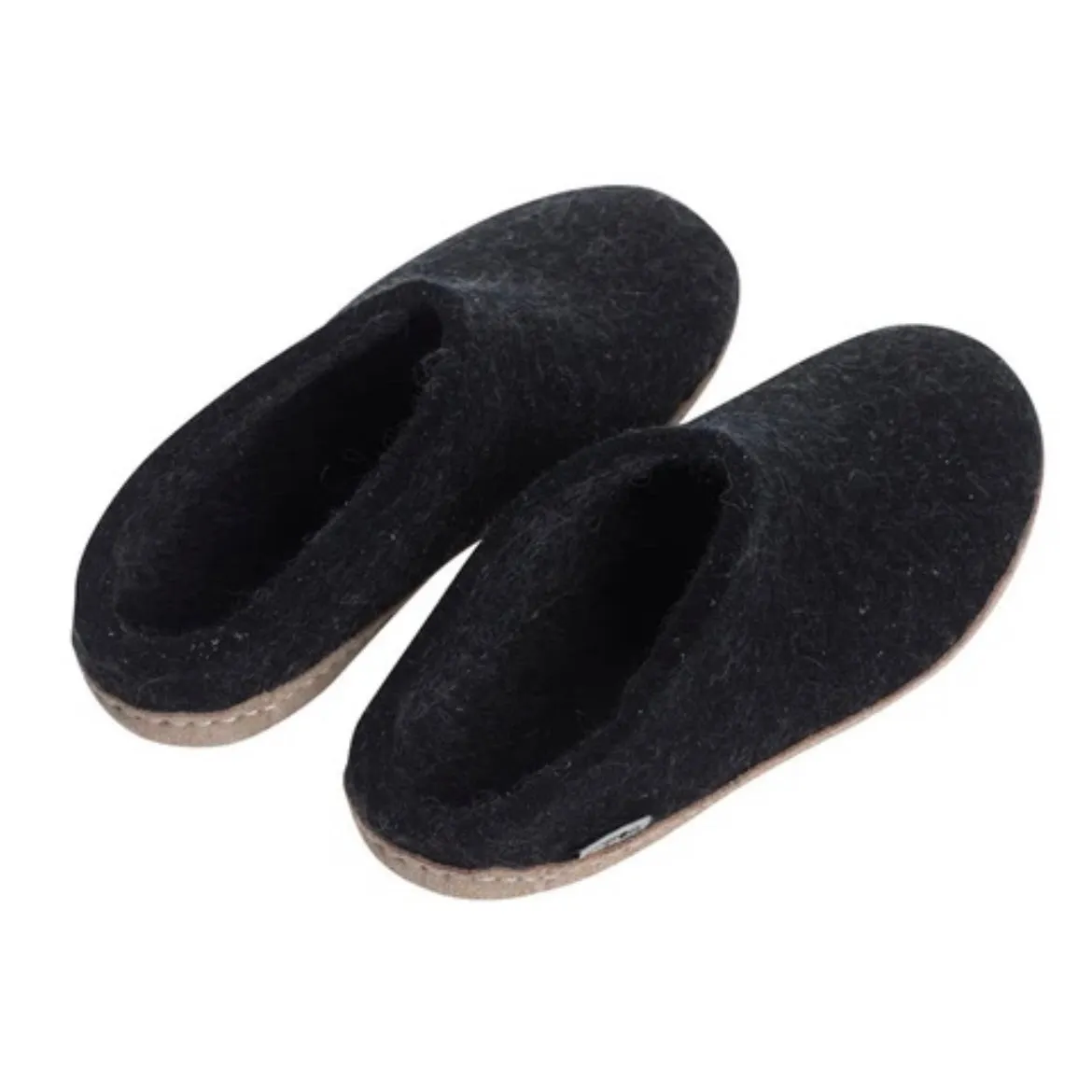 Soft Comfort Heel Cushioning Slip-on with Leather Sole - Charcoal