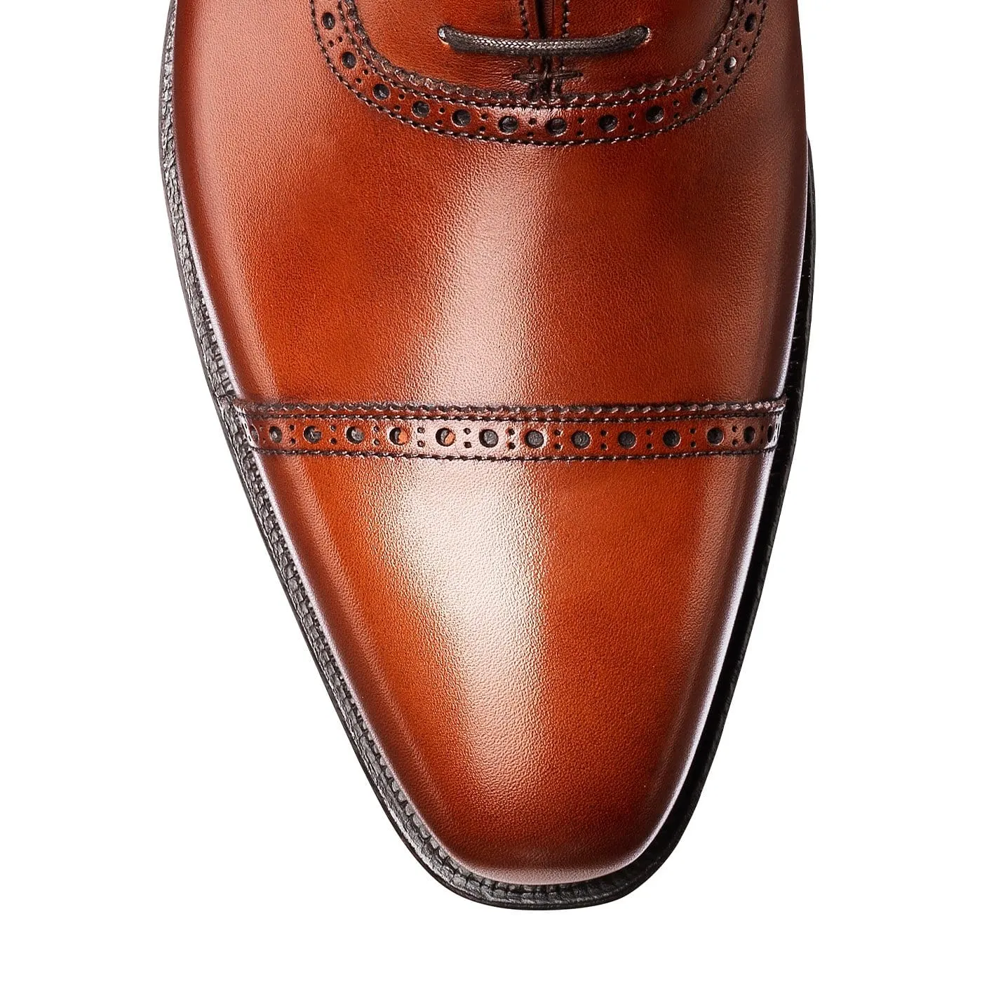 Westbourne Chestnut Burnished Calf Sleek Style Velcro Closure