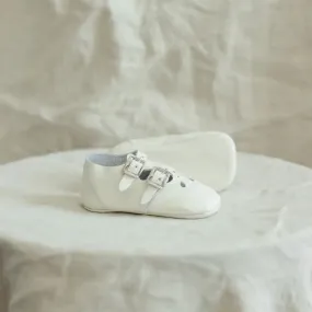 Soft Soled Double T-Strap - Ivory Stylish kids' wear Easy To Clean