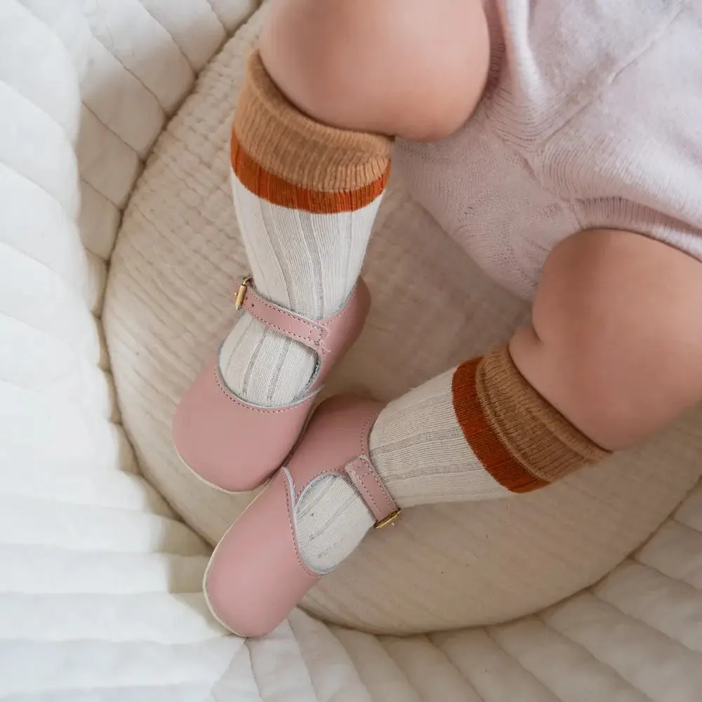 Soft Soled Mary Jane - Pink Shine Tone Quick Drying Weekend Errands