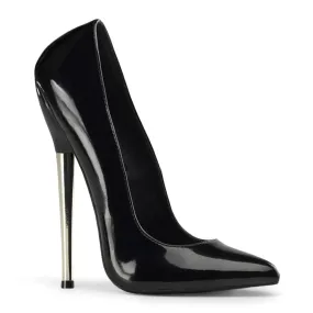 Fashion Heels for Fall DAGGER-01 Black Patent