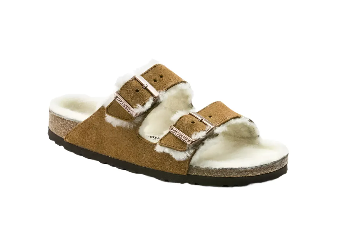 Instant Fit Shoes Shock Resistant ARIZONA SHEARLING MINK SUEDE