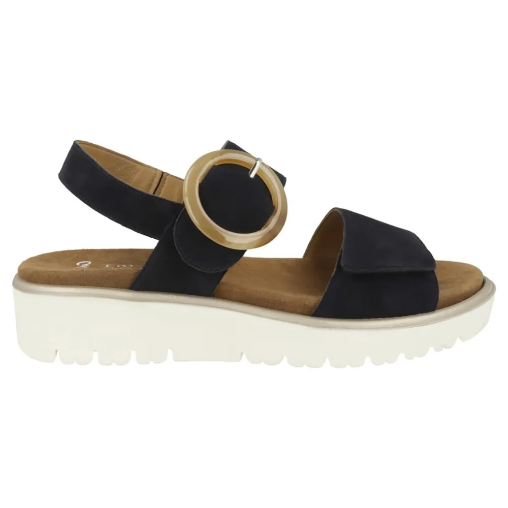 Bridgeport Adjustable Wedge Sandal Comfort Cushion