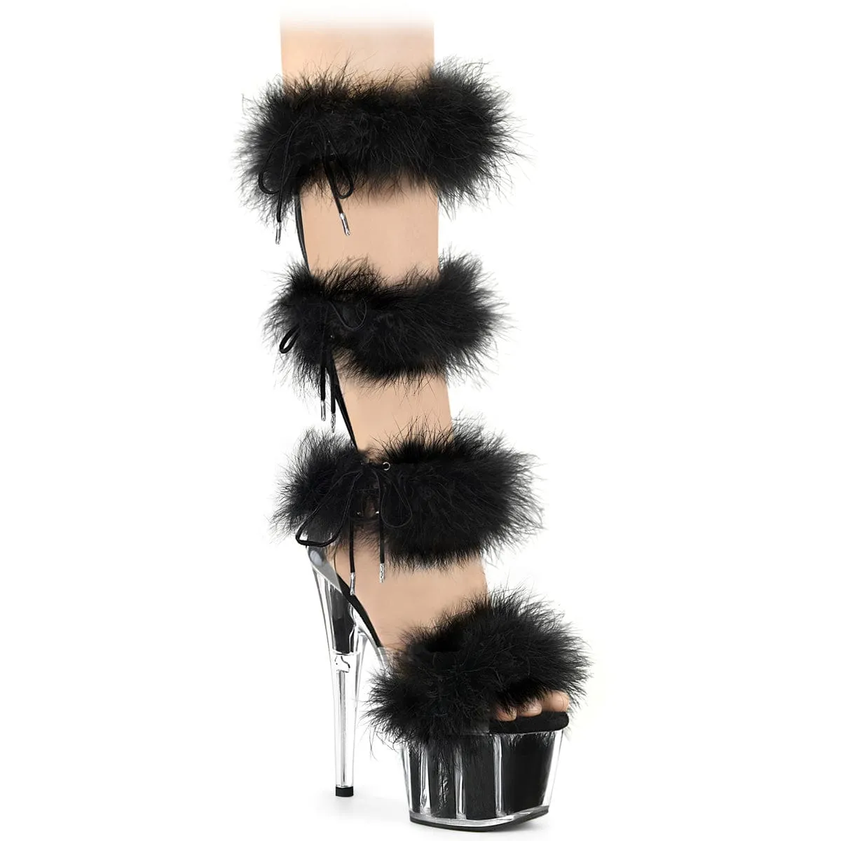 Fresh Design ADORE-728F Clear-Black Fur/M