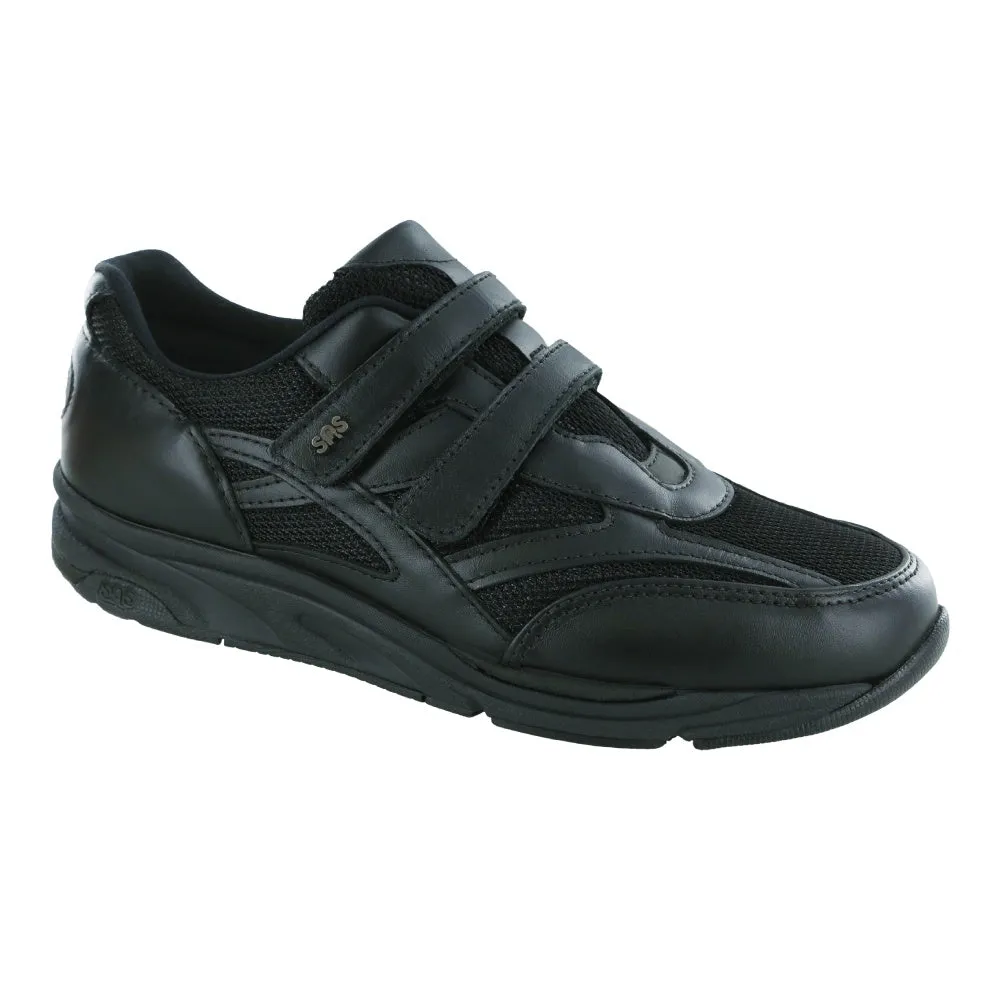 leather materials competitive - level shoes TMV - Black