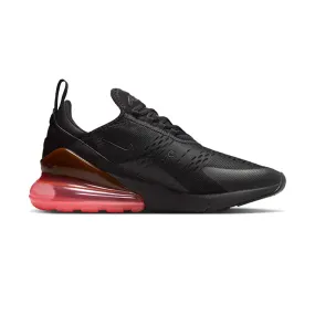 Men's Air Max 270 Black/Black/Hot Punch Path Free Stone Glam