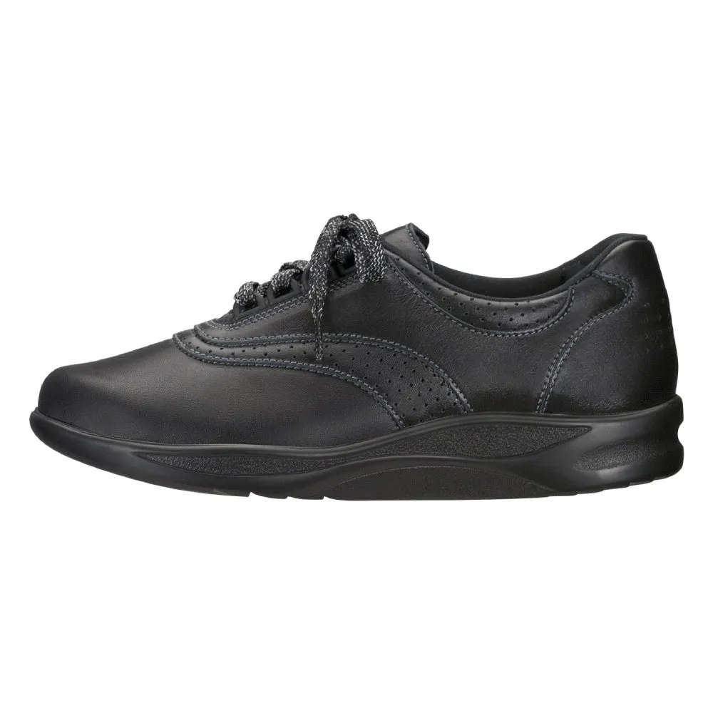 perforated - upper shoes running shoes for half - marathons Walk Easy - Black